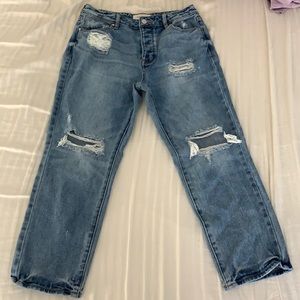 Pacsun ripped mom jeans